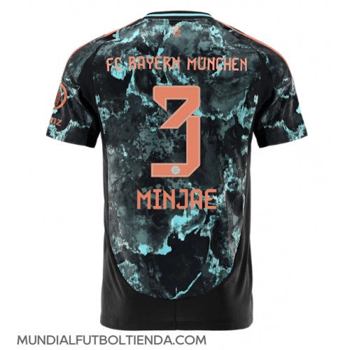 Camiseta Bayern Munich Kim Min-jae #3 Segunda Equipación Replica 2024-25 mangas cortas